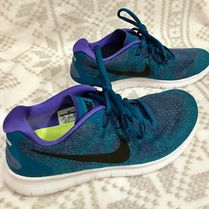 Women’s Nike Blue and Purple Free RN